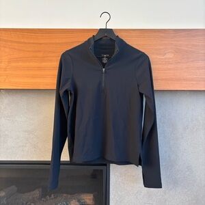 All Access Women's Ribbed Long-Sleeve Quarter-Zip Jacket, Size M